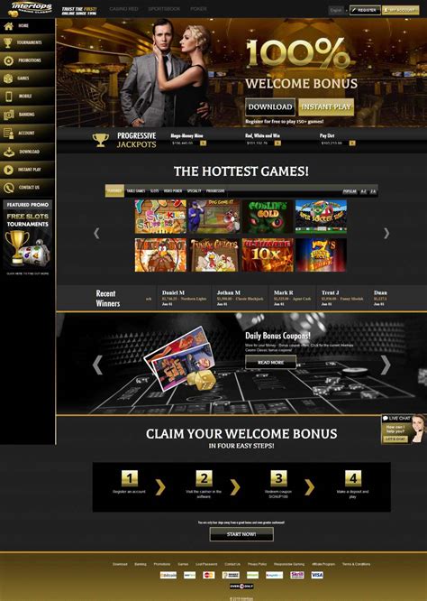 intertops casino clabic bonus bond belgium