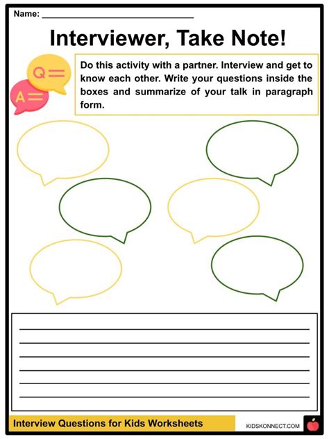 Interview For Fourth Grade