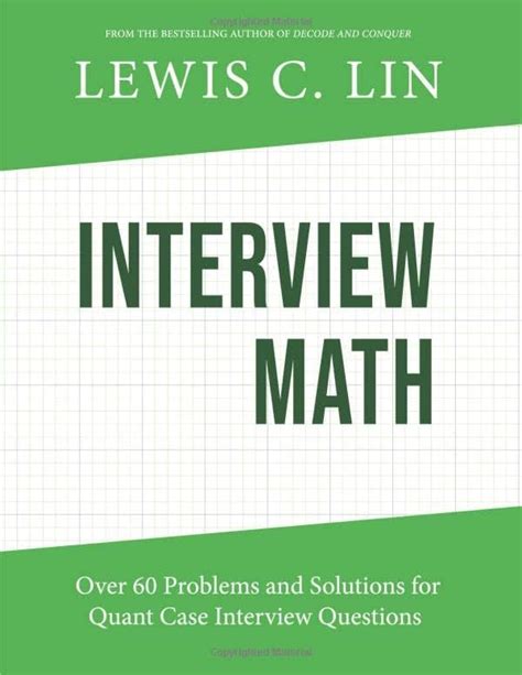 interview math over 60 problems and solutions for
