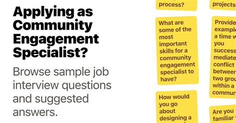 interview questions community engagement