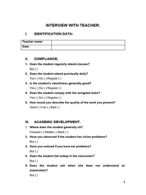 Interview Questions For Primary Teachers