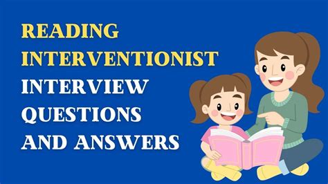 Interview Questions For Reading Interventionist