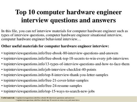 Download Interview Questions For Hardware Engineer 
