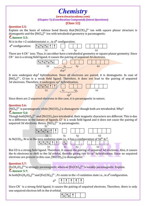 Intext Questions Class 12 Chemistry