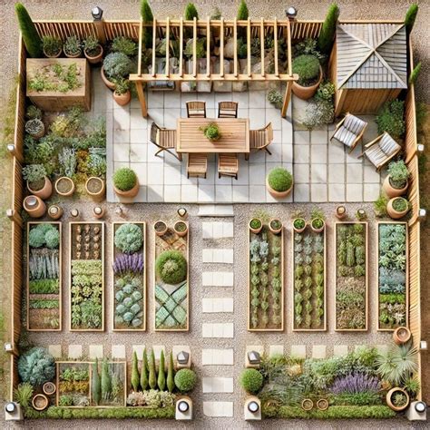 into the garden