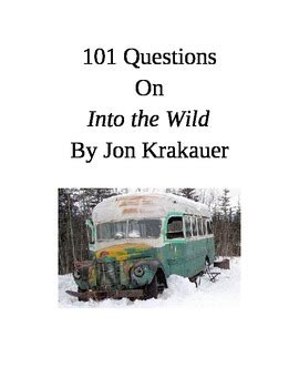 Into The Wild Study Questions