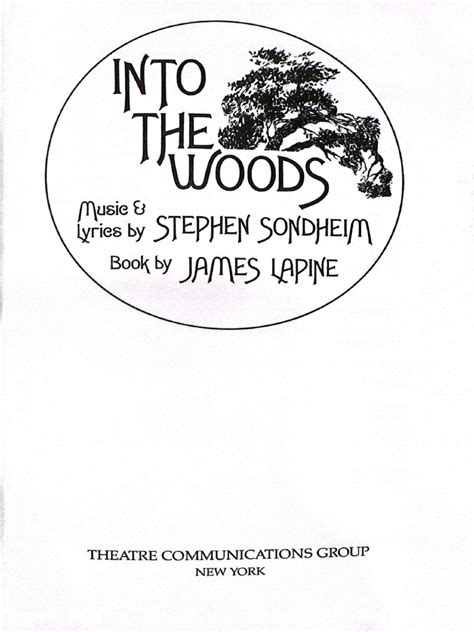 Into The Woods Script