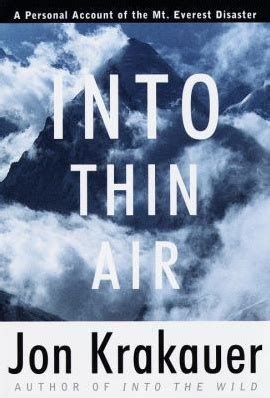Into Thin Air Quotes With Page Numbers