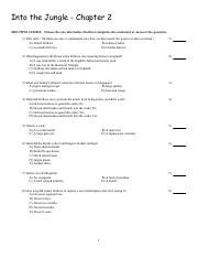 Read Into The Jungle Chapter Answers 