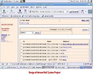 intranet mail system project dfd