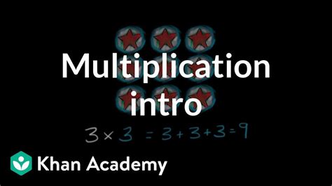 Intro To Multiplication Arithmetic Math Khan Academy Math Aid Multiplication - Math Aid Multiplication