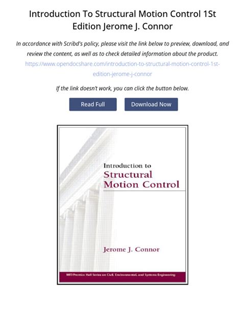 Intro To Structural Motion Control