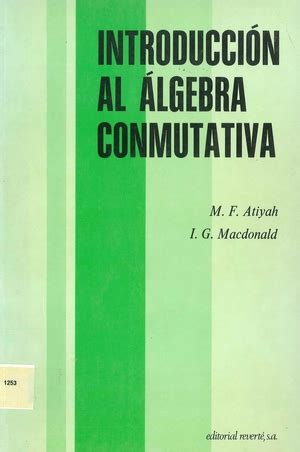 introduccion al algebra conmutativa