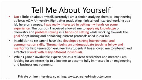 Read Online Introduce Yourself Sample Engineer 