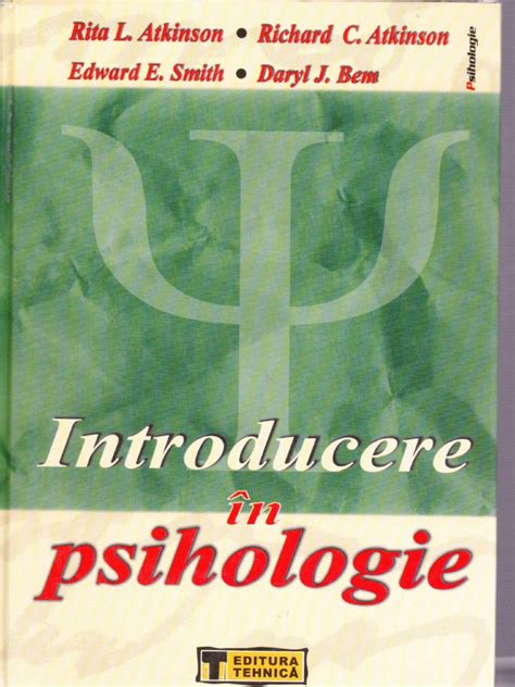 introducere in psihologie atkinson pdf