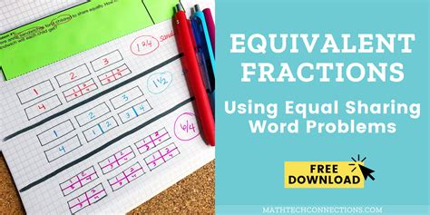 Introducing Equivalent Fractions Using Equal Sharing Problems Introducing Equivalent Fractions - Introducing Equivalent Fractions