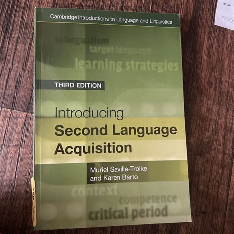 Introducing Second Language Acquisition Saville Troike