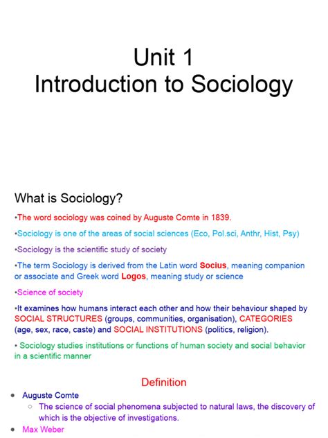 Introducing Sociology Pdf