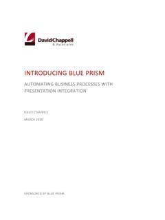 Read Introducing Blue Prism David Chappell 
