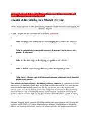 Read Introducing New Offerings Kotler 14E Chapter 20 