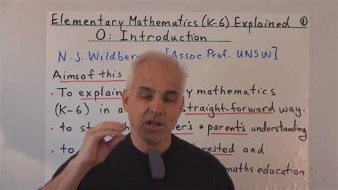 Introduction Elementary Mathematics K 6 Explained 0 Youtube K  6 Math - K--6 Math