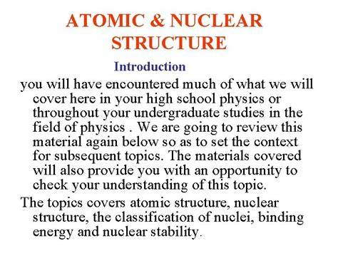 introduction to atomic and nuclear physics semat