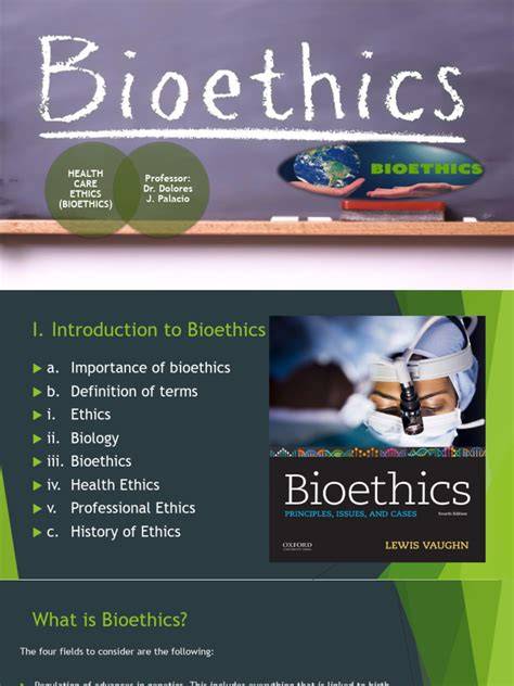 introduction to bioethics