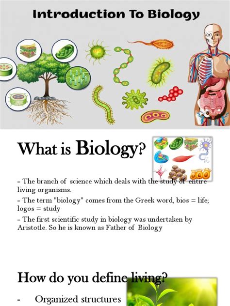 Introduction To Biology Notes