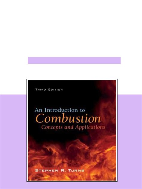 Introduction To Combustion Turns Solution Manual