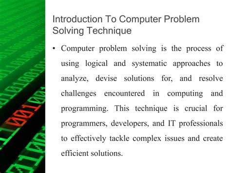 Introduction To Computer Problem Solving