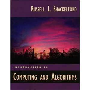 Introduction To Computing Algorithms Shackelford Pdf