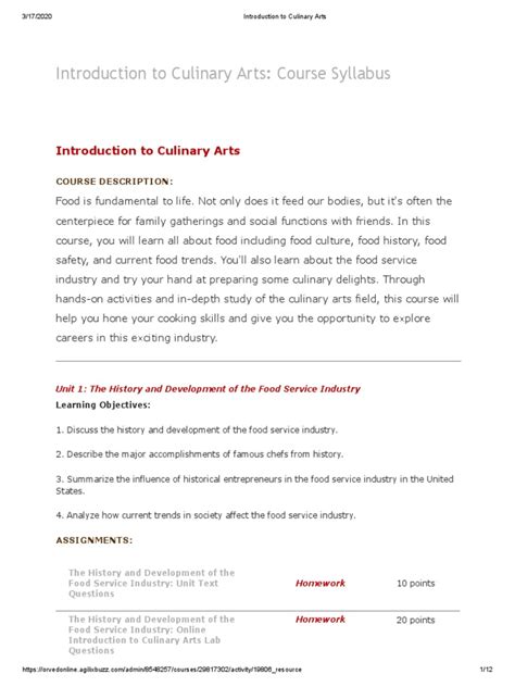 Introduction To Culinary Arts Study Guide Answers