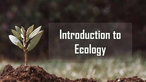 introduction to ecology