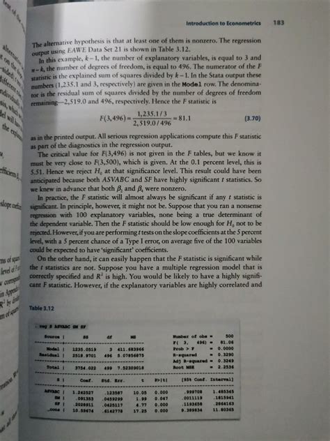 introduction to econometrics dougherty exercise answers