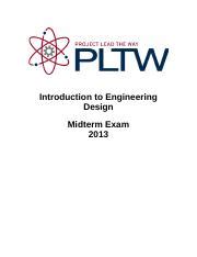 introduction to engineering design midterm exam answers