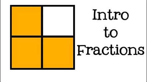 Introduction To Fractions Youtube Beginning Fractions - Beginning Fractions