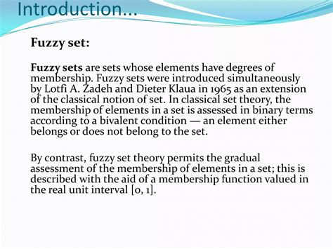 Introduction To Fuzzy Sets And Fuzzy Logic By M Ganesh Pdf