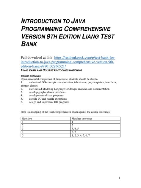 Introduction To Java Programming 9th Edition Solutions