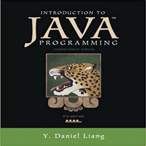 introduction to java programming liang 9th edition solutions