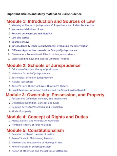 introduction to jurisprudence notes