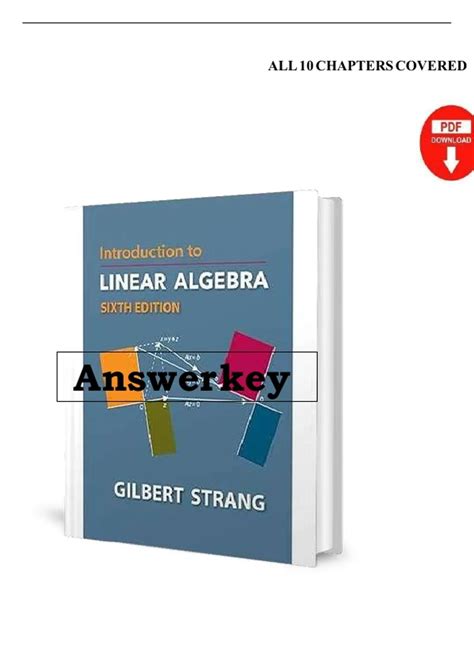Introduction To Linear Algebra 7th Edition Solution