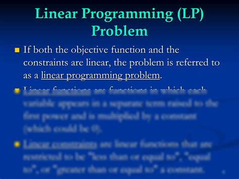 Introduction To Linear Programming Solution Manual