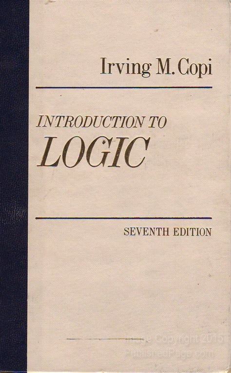 Introduction To Logic Copi Answer Key