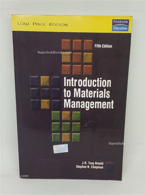 introduction to materials management 5th edition