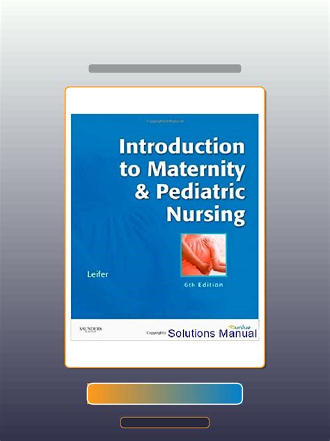 introduction to maternity pediatric nursing 6e