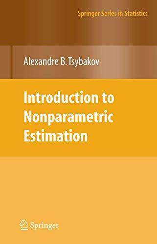 Introduction To Nonparametric Estimation Springer