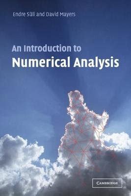 Introduction To Numerical Analysis Suli Solutions Pdf