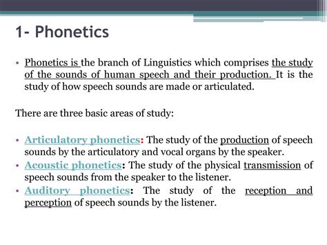 Introduction To Phonetics