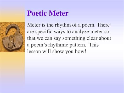 Introduction To Poetry Metre Oak National Academy Poetry Meter Worksheet - Poetry Meter Worksheet