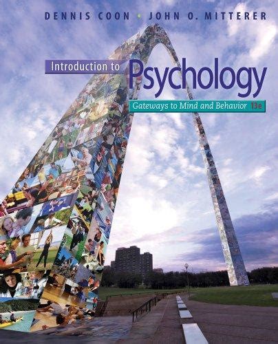 introduction to psychology gateways mind and behavior 13th edition
